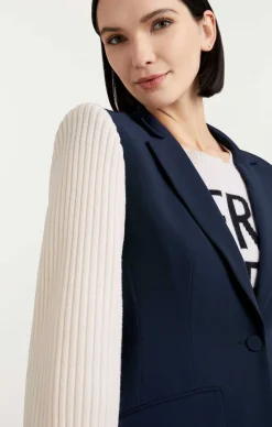 Cinq à Sept Melina Blazer Navy/Ivory Hot