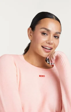 Cinq à Sept Merci Cropped Pullover Oleander New