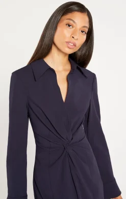 Cinq à Sept Midi Mckenna Dress Navy Clearance