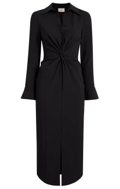 Cinq à Sept Midi Mckenna Dress Black Hot