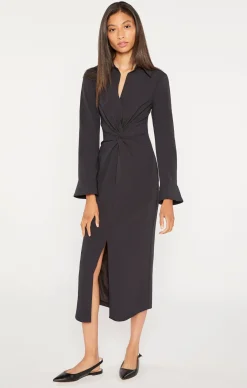 Cinq à Sept Midi Mckenna Dress Black Hot