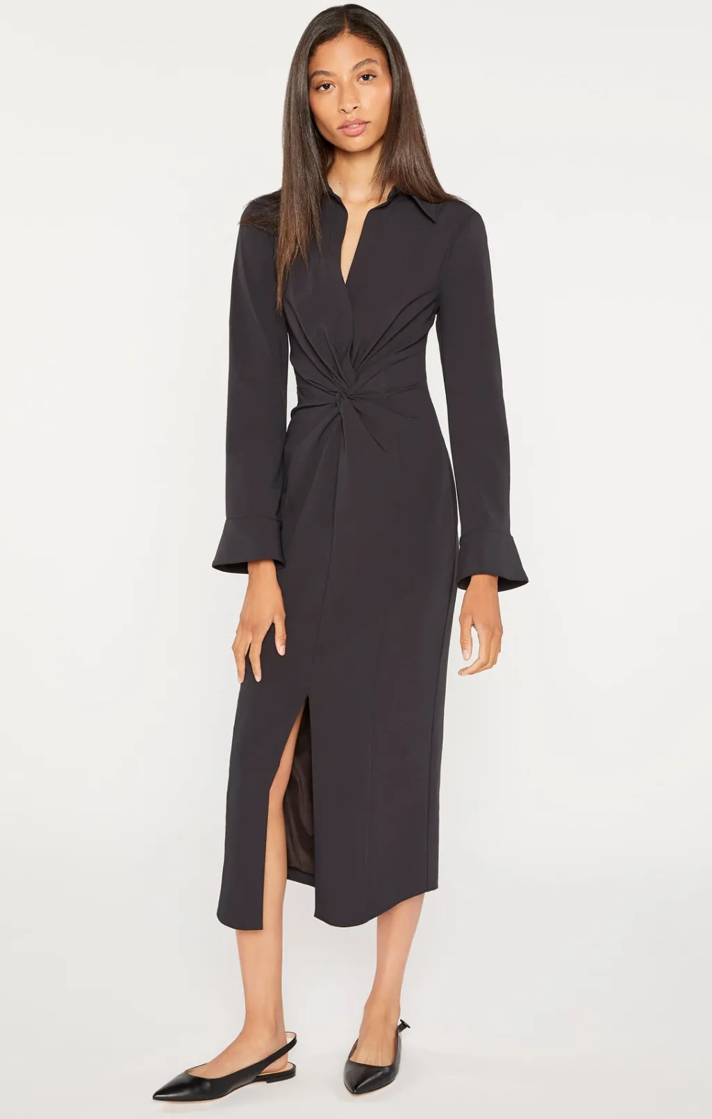 Cinq à Sept Midi Mckenna Dress Black Hot