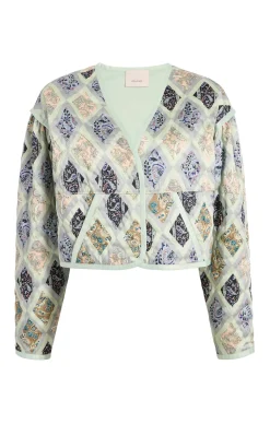 Cinq à Sept Milena Jacket CeladonMulti Best