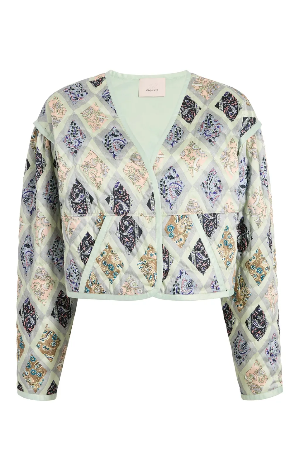 Cinq à Sept Milena Jacket CeladonMulti Best