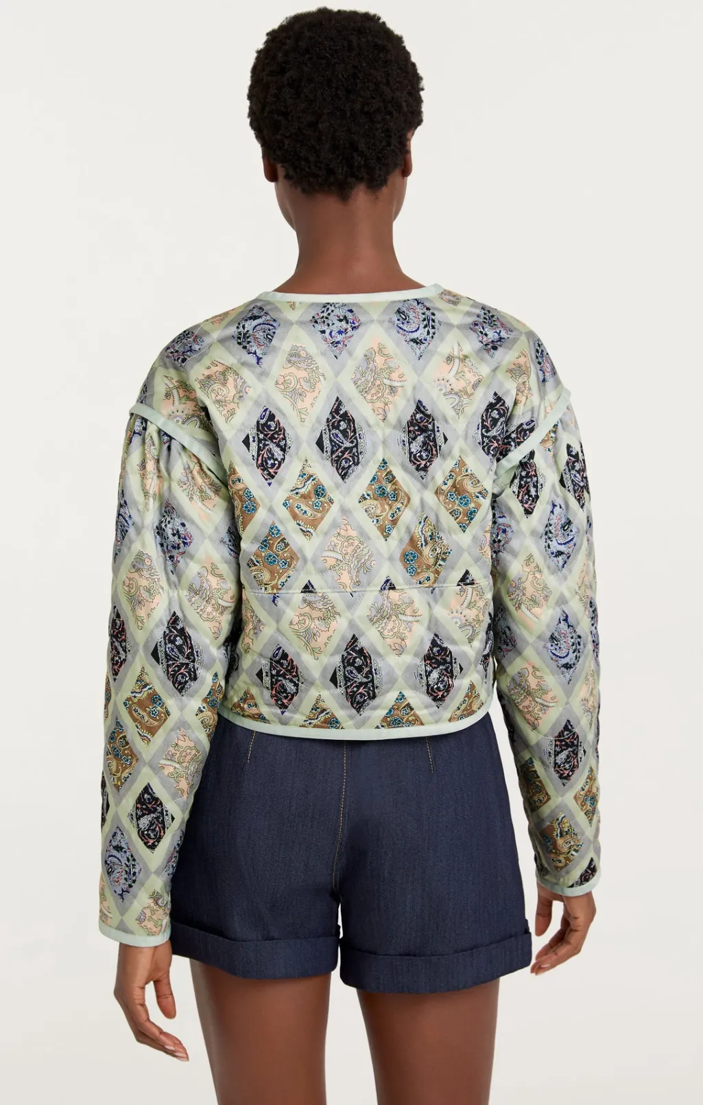 Cinq à Sept Milena Jacket CeladonMulti Best