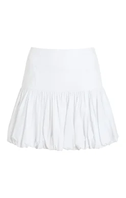 Cinq à Sept Mini Ellah Skirt White Hot