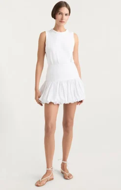 Cinq à Sept Mini Ellah Skirt White Hot