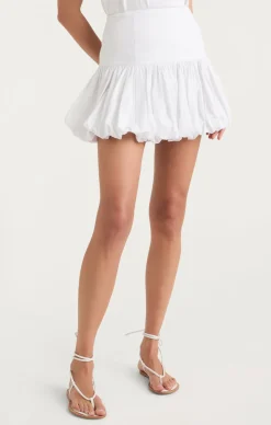 Cinq à Sept Mini Ellah Skirt White Hot