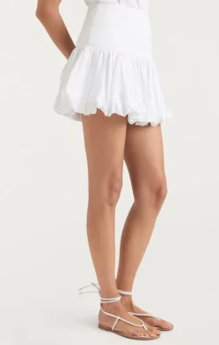Cinq à Sept Mini Ellah Skirt White Hot