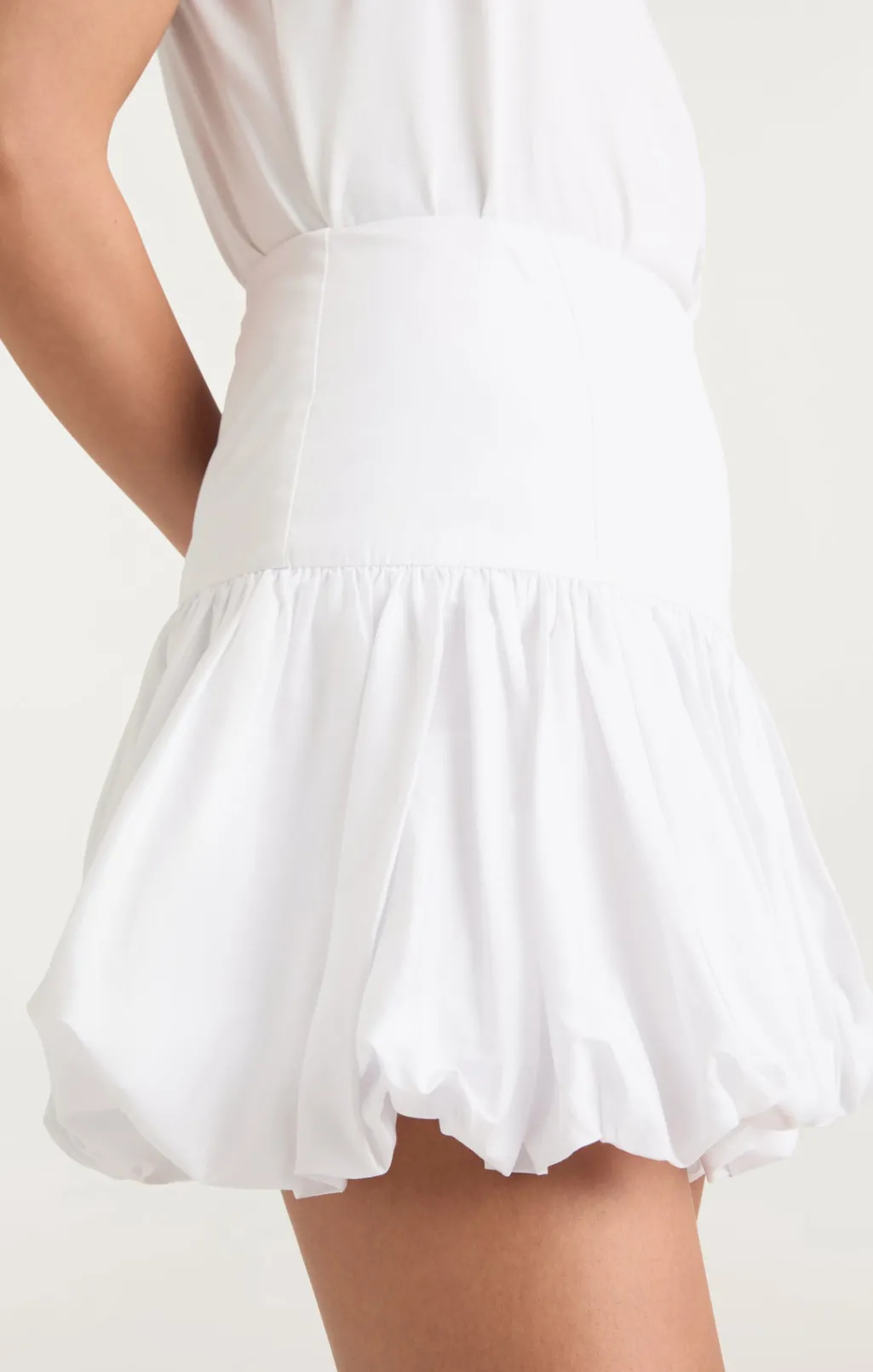 Cinq à Sept Mini Ellah Skirt White Hot
