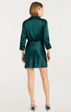 Cinq à Sept Mini Jacey Dress GreenOnyx Clearance