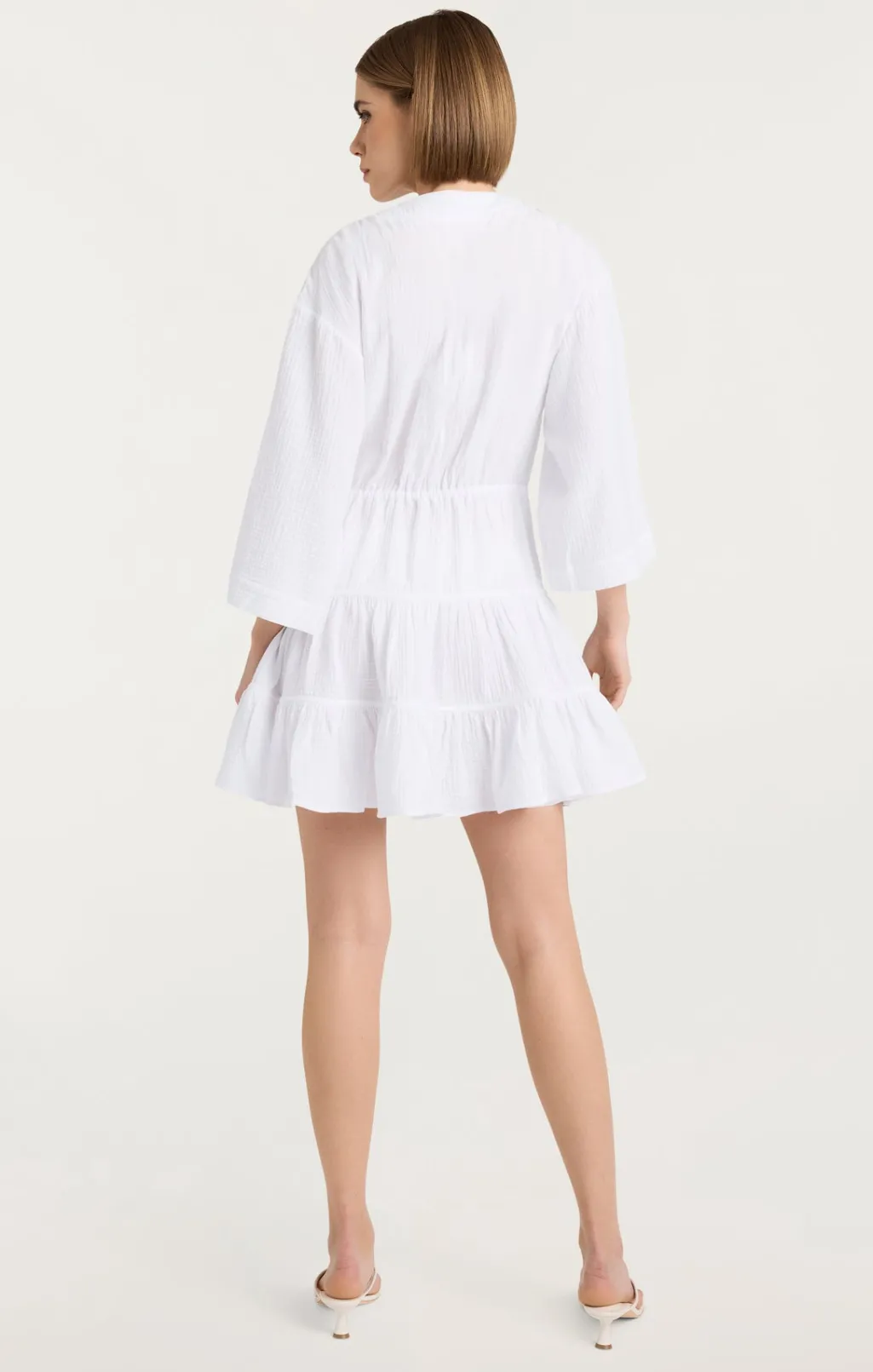 Cinq à Sept Mini Torey Dress White Hot