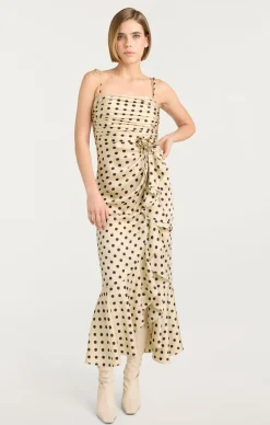Cinq à Sept Mireya Dress Gardenia/Black Online