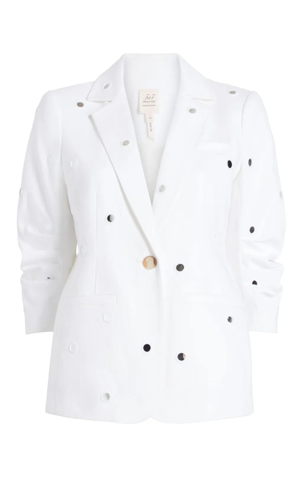 Cinq à Sept Mirror Denim Khloe Blazer White Best