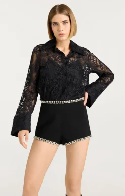 Cinq à Sept Missy Top Black Hot