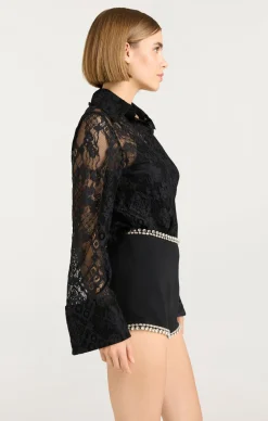 Cinq à Sept Missy Top Black Hot