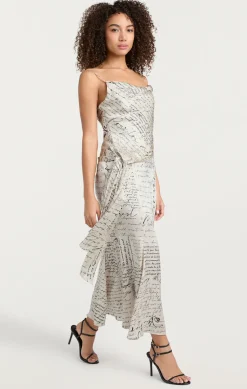 Cinq à Sept Mon Amour Milana Dress IvoryMulti New