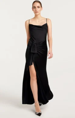 Cinq à Sept Monti Gown Black New