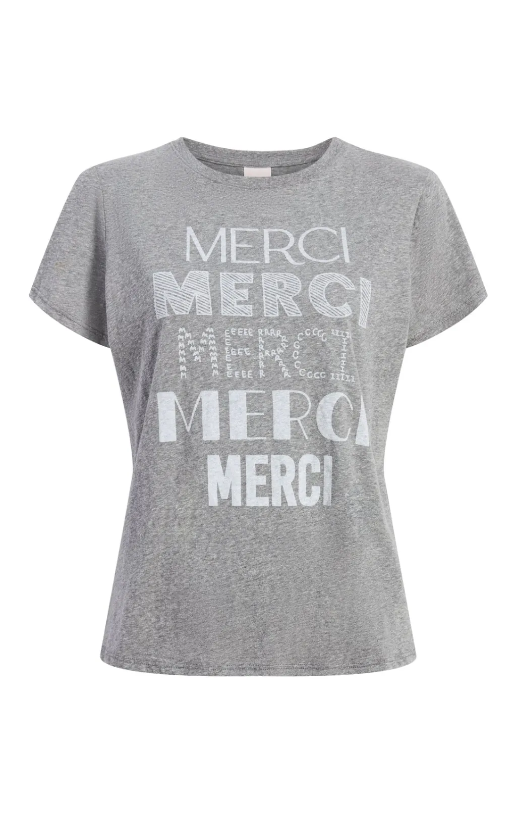 Cinq à Sept Multi Merci Tee HeatherGrey/White Sale