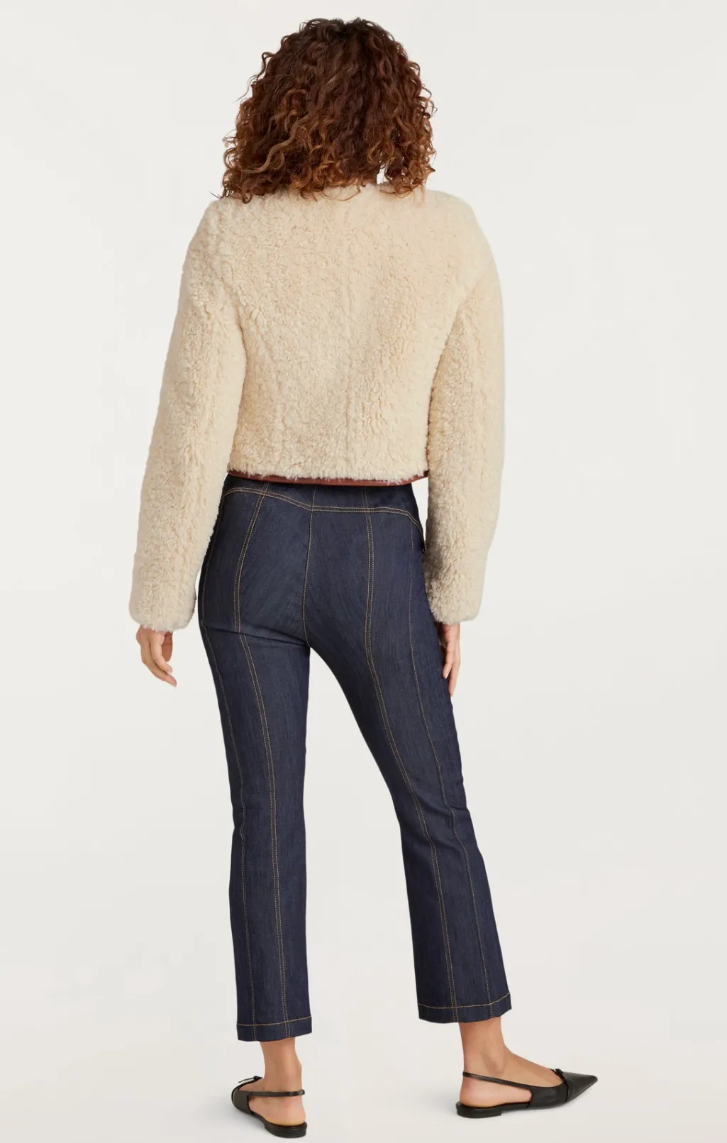 Cinq à Sept Naia Jacket Ivory/mahogany