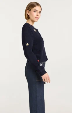 Cinq à Sept Nebula Embellished Piera Cardigan Black Sale