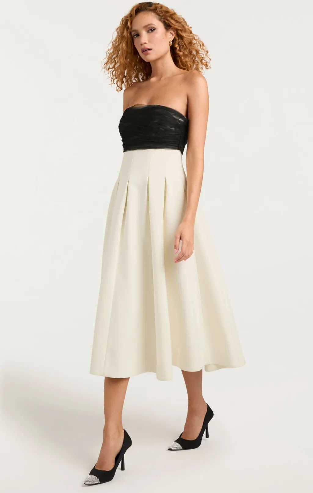 Cinq à Sept Odessa Dress Ivory/black Sale