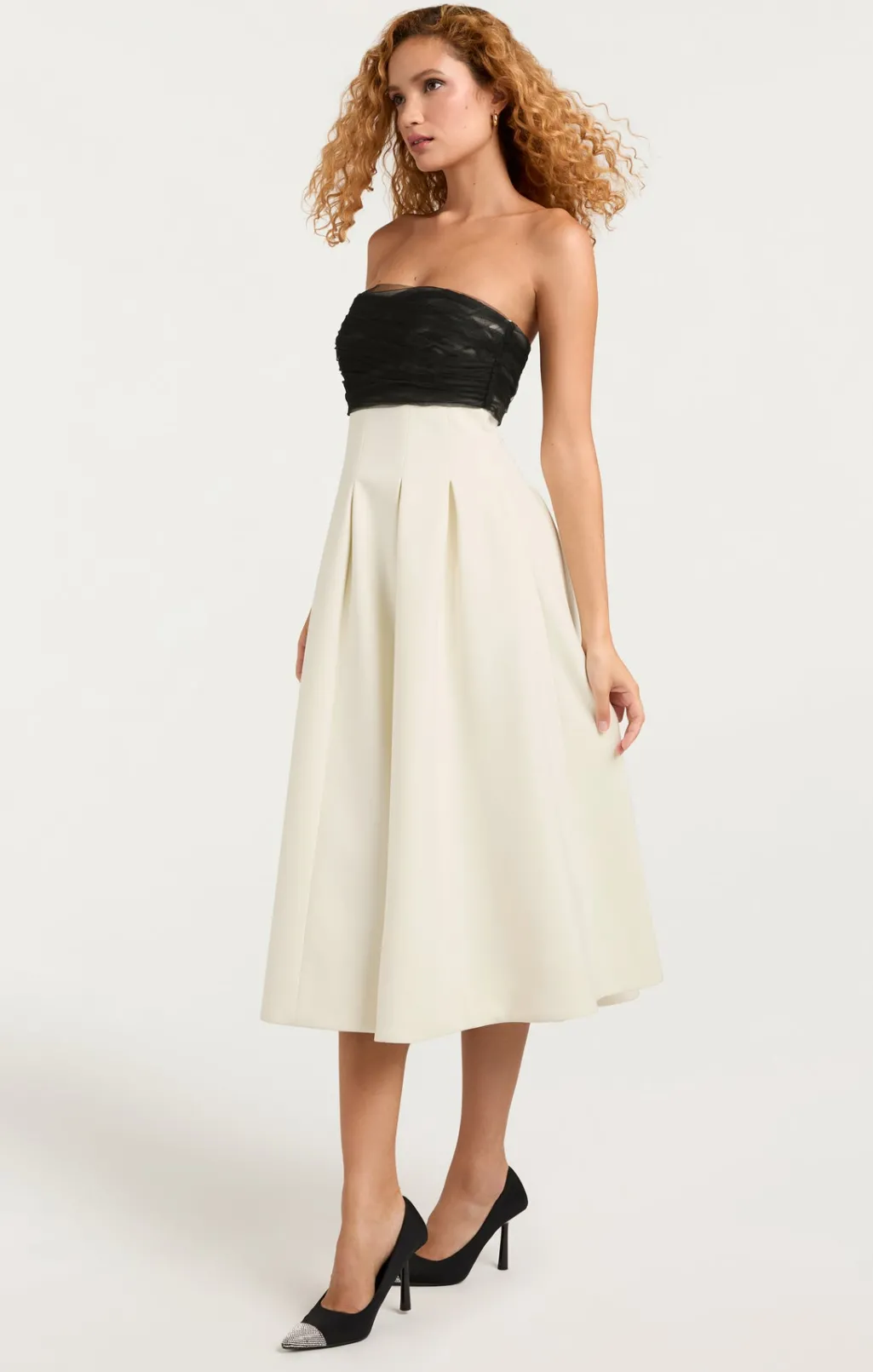 Cinq à Sept Odessa Dress Ivory/black Sale