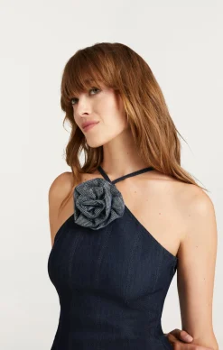 Cinq à Sept Odetta Dress Indigo New
