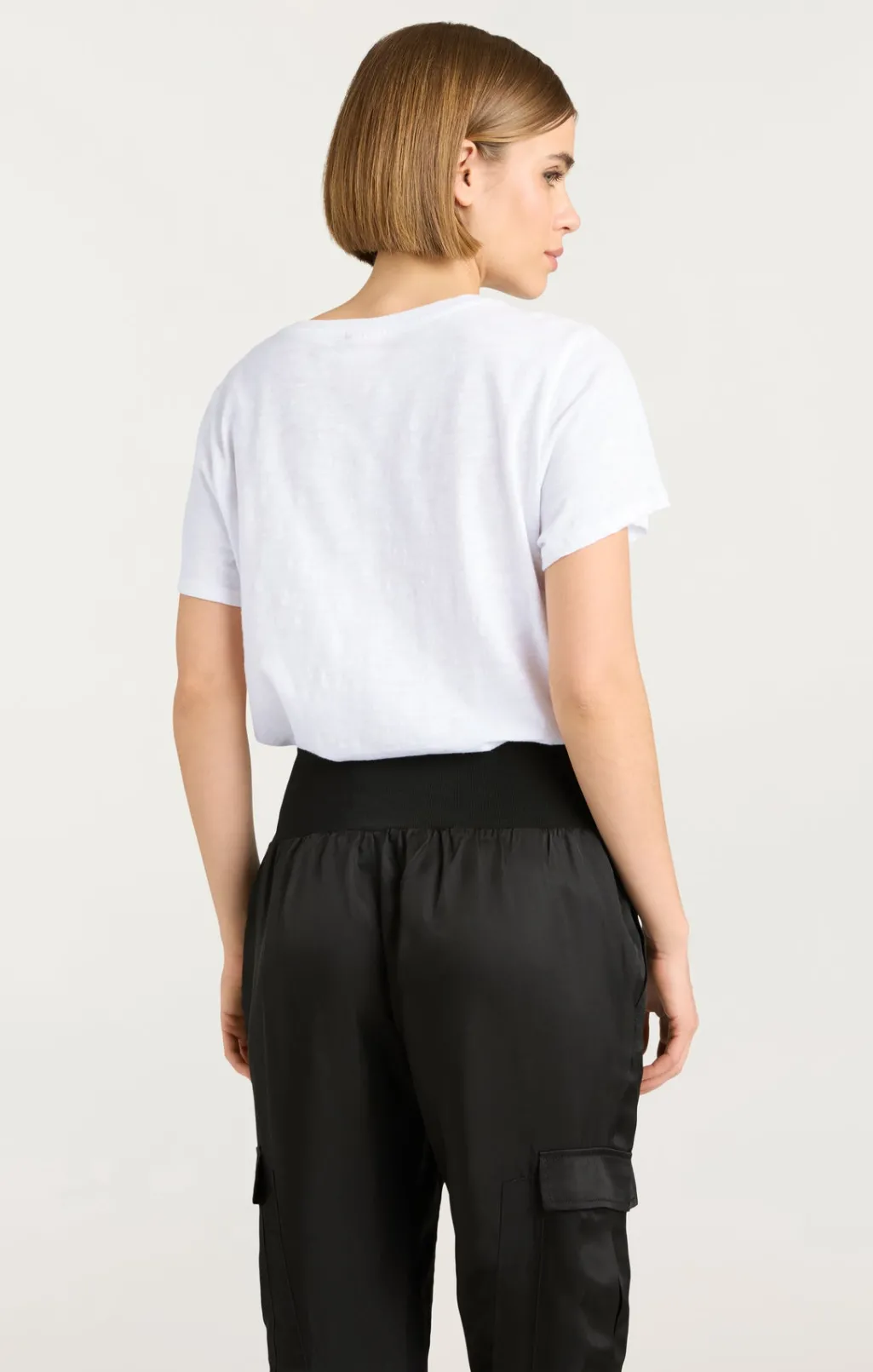 Cinq à Sept Oui Oui Oui Shrunken Tee White/black Best