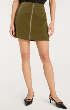 Cinq à Sept Palo Skirt DarkOlive Outlet
