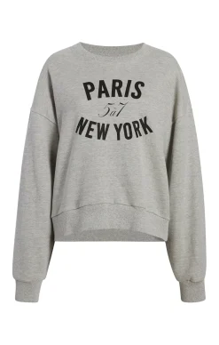 Cinq à Sept Paris New York Brandy Pullover HeatherGrey/Black Clearance