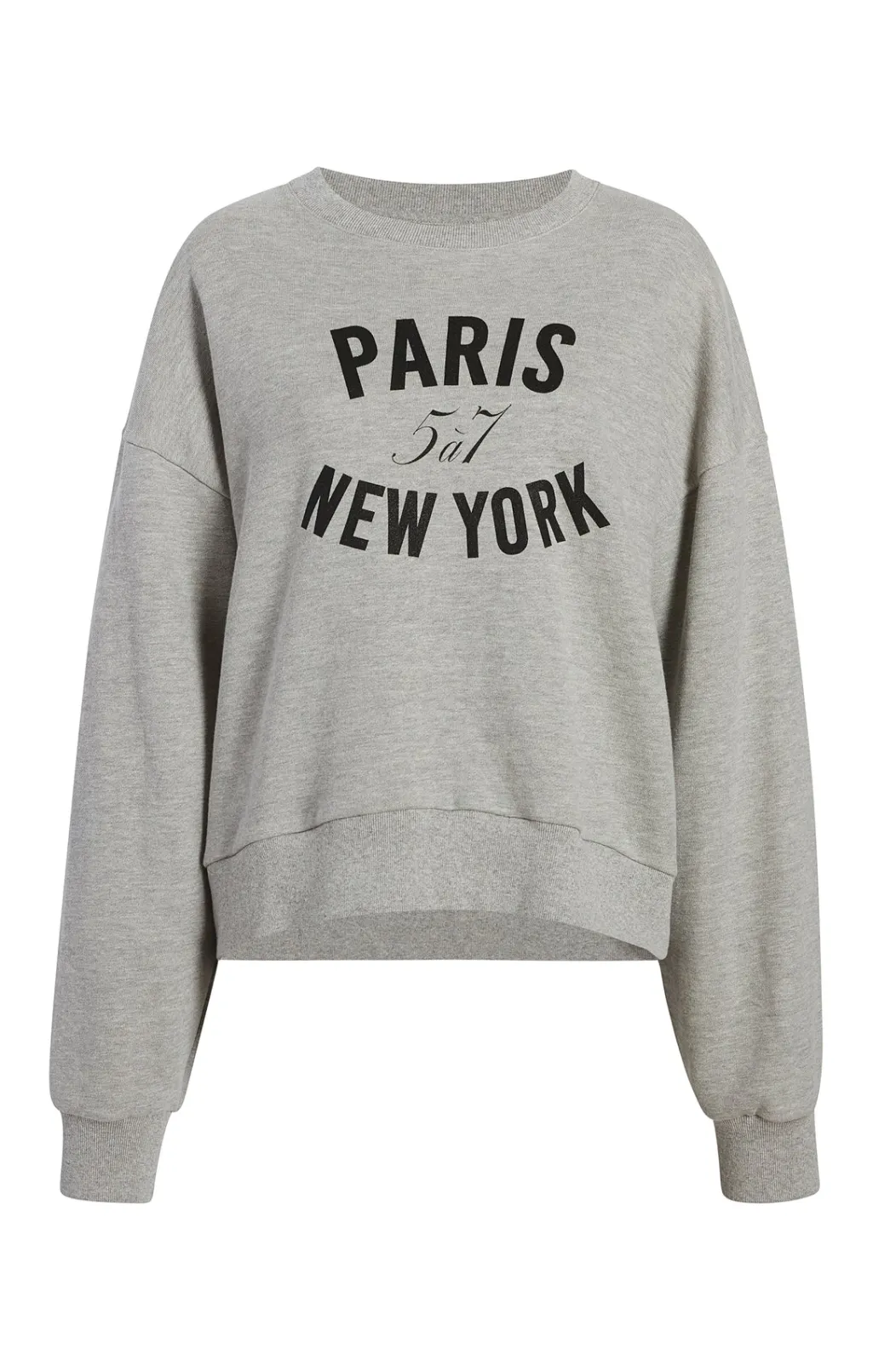 Cinq à Sept Paris New York Brandy Pullover HeatherGrey/Black Clearance