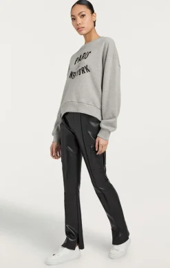 Cinq à Sept Paris New York Brandy Pullover HeatherGrey/Black Clearance