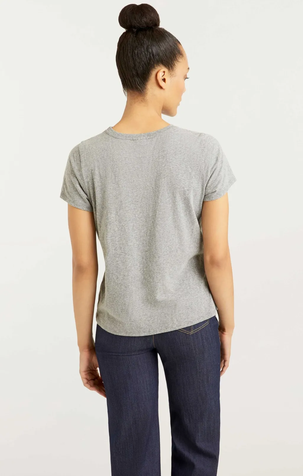 Cinq à Sept Paris New York Tee HeatherGrey/Black Hot