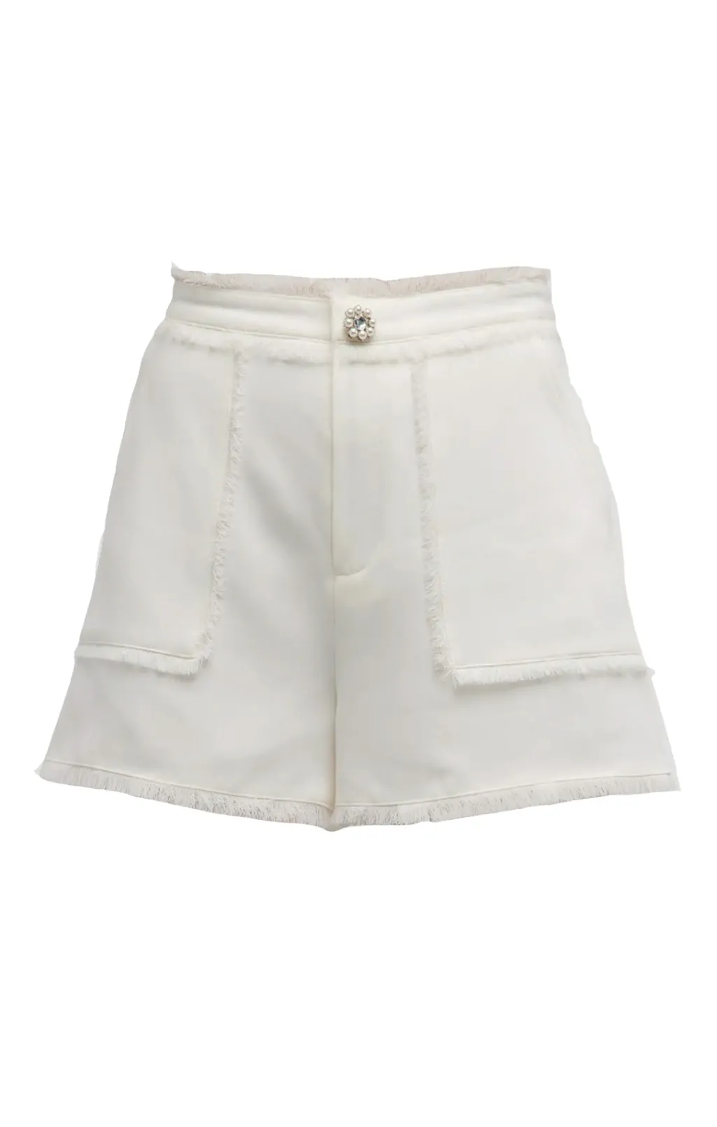 Cinq à Sept Pearl Ditsy Flower Crepe Allen Ivory New