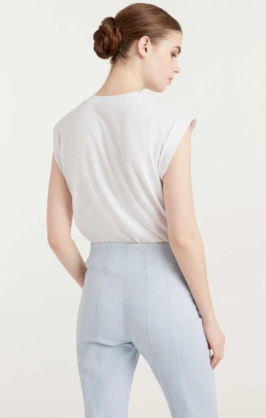 Cinq à Sept Pearl Ditsy Flower Embellished Bella Tee WhiteMulti Online