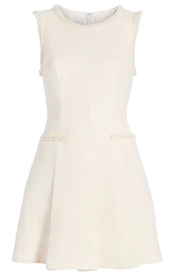 Cinq à Sept Pearl Sleeveless Nova Dress Ivory New