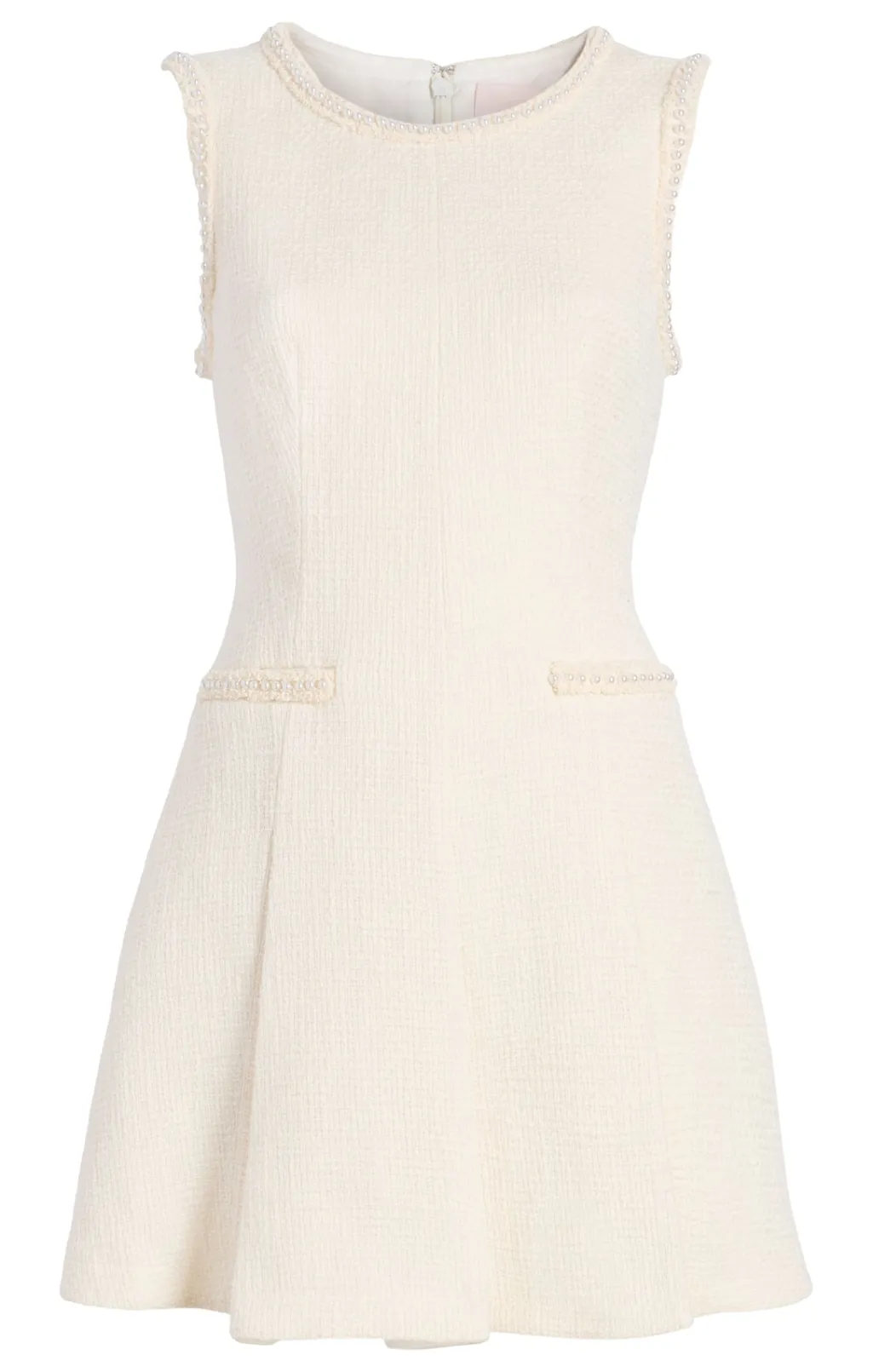 Cinq à Sept Pearl Sleeveless Nova Dress Ivory New