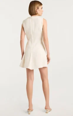 Cinq à Sept Pearl Sleeveless Nova Dress Ivory New