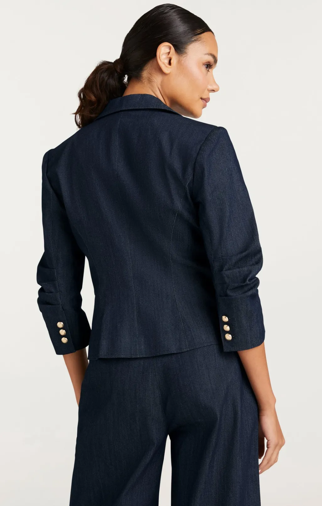 Cinq à Sept Petit Denim Khloe Blazer Indigo Sale
