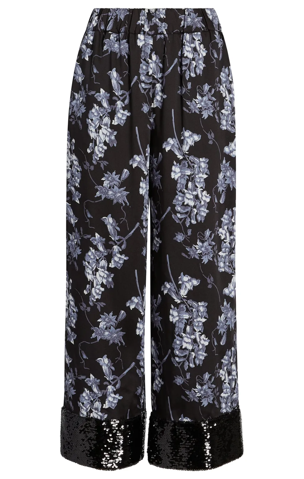 Cinq à Sept Phoebe Pant CoastalFloralBlackMulti Outlet