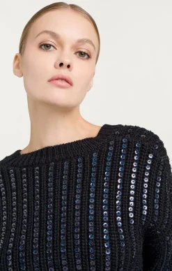 Cinq à Sept Phoebe Pullover Navy Outlet