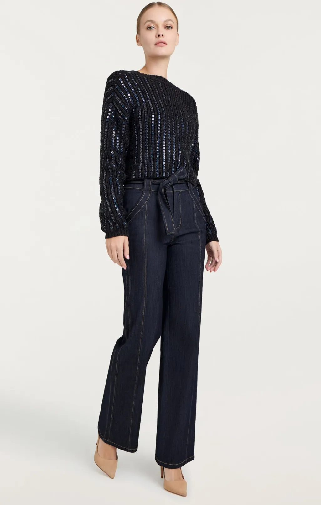 Cinq à Sept Phoebe Pullover Navy Outlet