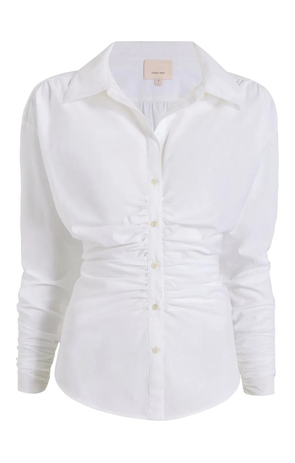 Cinq à Sept Poplin Arden Top White Outlet