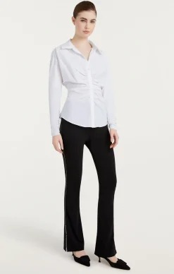 Cinq à Sept Poplin Arden Top White Outlet