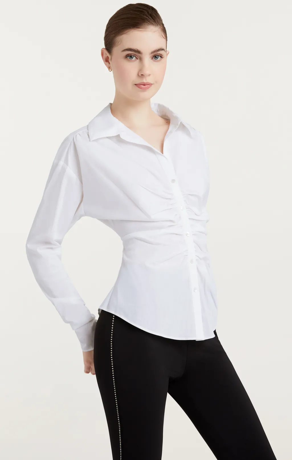 Cinq à Sept Poplin Arden Top White Outlet