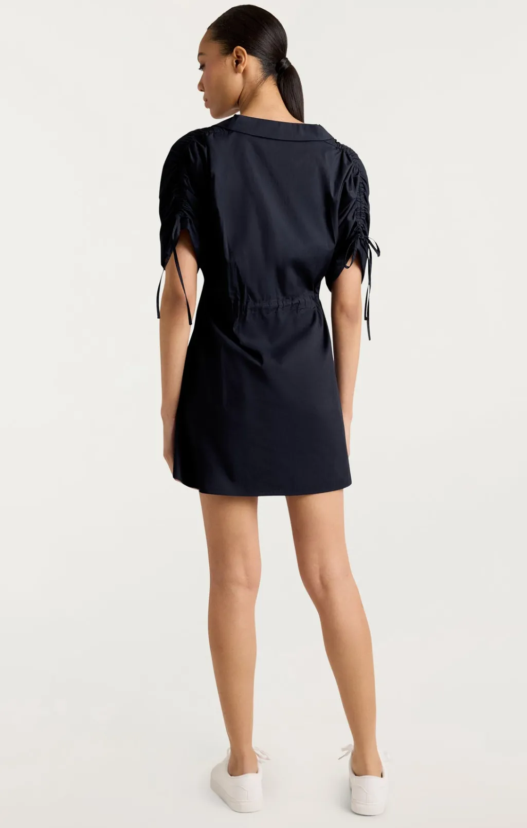 Cinq à Sept Poplin Lennon Dress Navy Outlet
