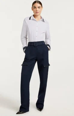 Cinq à Sept Porsha Pant Navy New