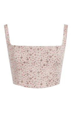 Cinq à Sept Porter Top PaleRoseMulti Clearance