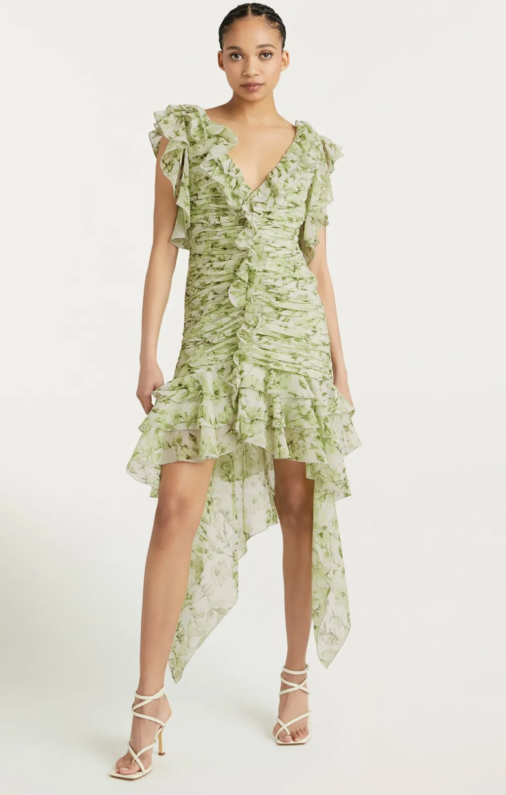 Cinq à Sept Portra Dress FadedMintMulti Clearance